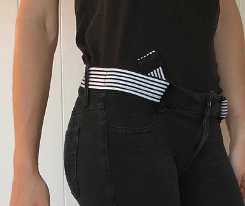 Ladies buckleless belts hotsell