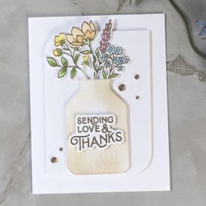 Product Image and Link for Flowers Thank You Card