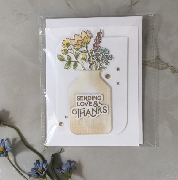 Product Image and Link for Flowers Thank You Card