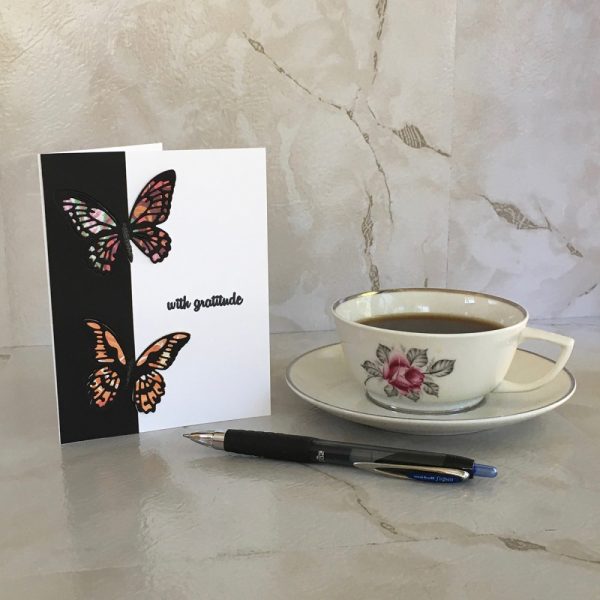Product Image and Link for Butterfly Gratitude Greeting Card