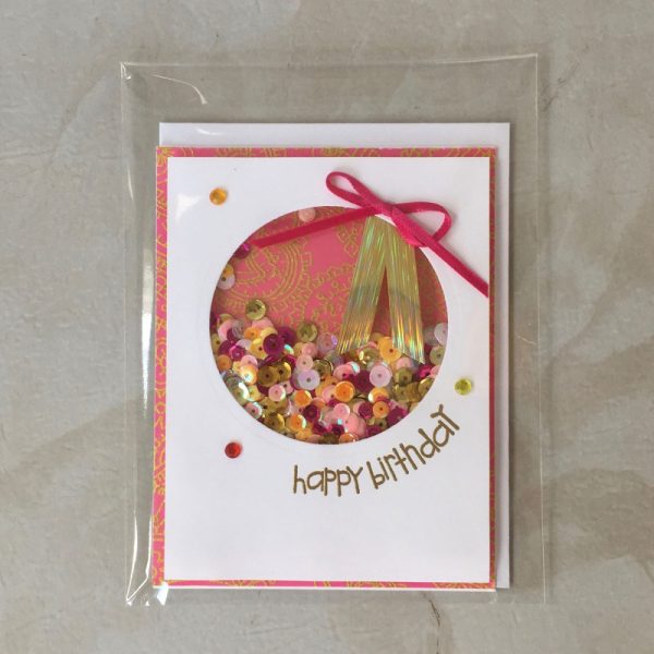 Product Image and Link for Happy Birthday Shaker Card