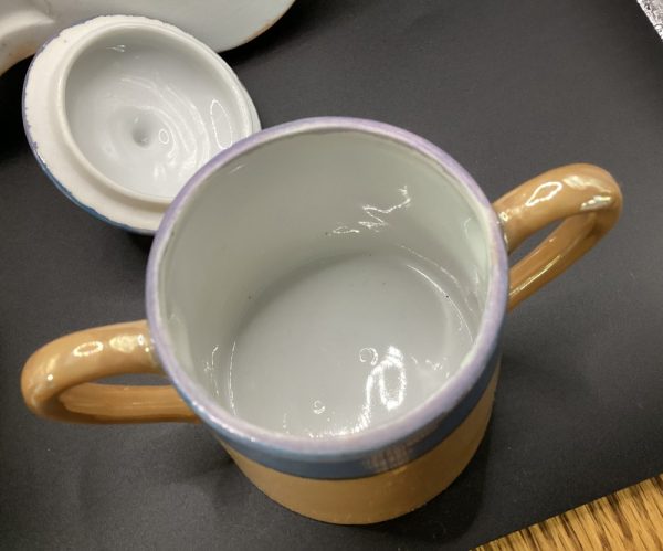 Product Image and Link for Japanese 1920-30’s Porcelain Lusterware Creamer Sugar Bowl Set