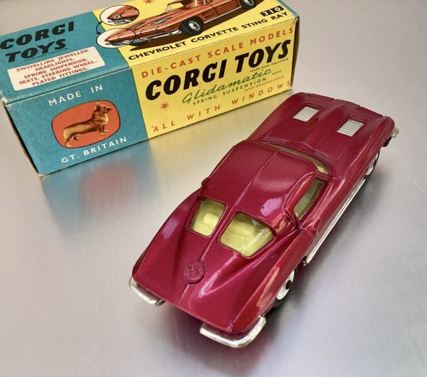 Product Image and Link for Corgi Chevrolet Corvette Sting Ray #310 Die Cast Toy