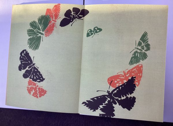 Product Image and Link for A Flight of Butterflies Accordian Book Illustrated by Kanzaka Sekka