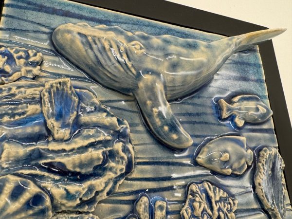 Product Image and Link for Colbalt Blue Humpback Whale Art