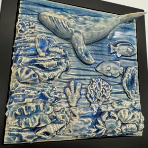 Product Image and Link for Colbalt Blue Humpback Whale Art