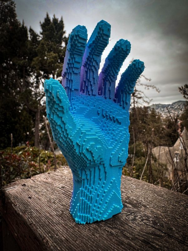 Product Image and Link for 3D Printed Voxel Hand