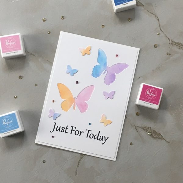 Product Image and Link for Fly Free 12-Step Slogan Butterfly Greeting Card