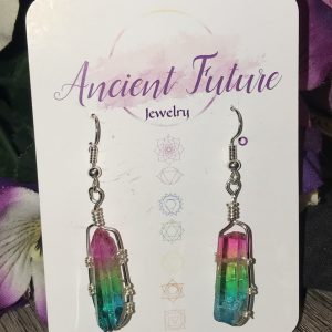 Product Image and Link for Rainbow Prism Point Earrings