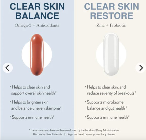 Product Image and Link for Clear Skin Supplement Duo