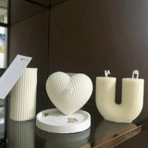 Product Image and Link for I Love U Geometric Candles