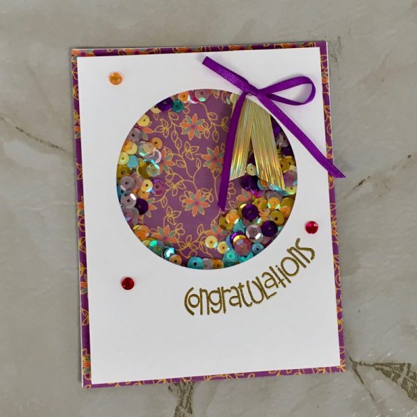 Product Image and Link for Congratulations Shaker Card