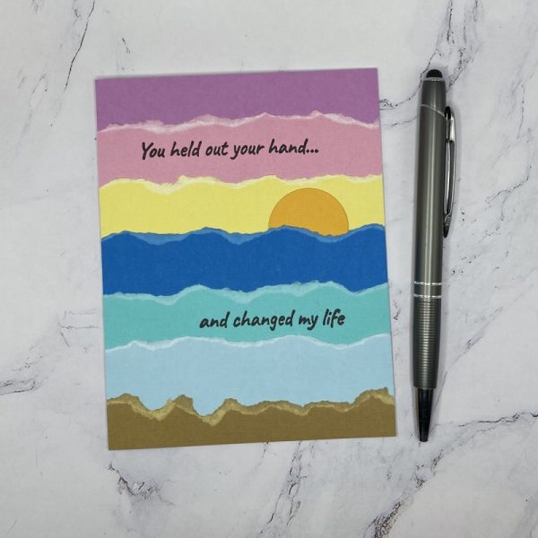 Product Image and Link for Thank You – You Changed My Life Card