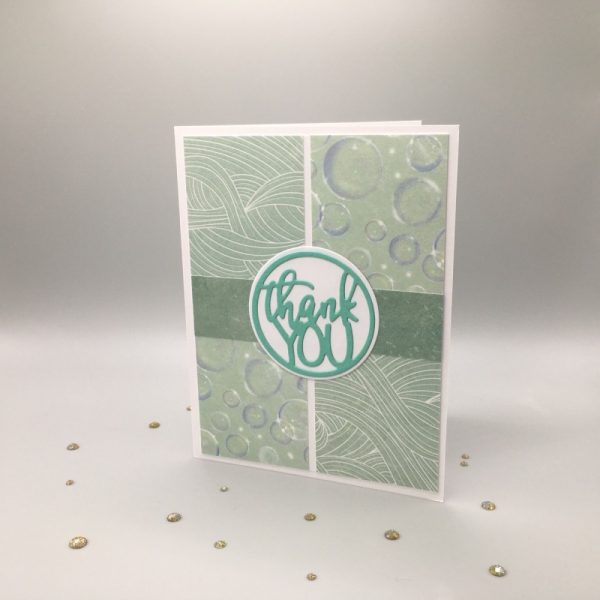 Product Image and Link for Set of Thank You Cards – Sea Green and Purple