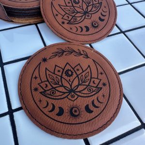 Product Image and Link for Rawhide Celestial Coasters
