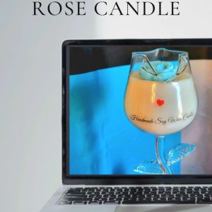 Product Image and Link for Rose Candle Vase Jamaica Me Crazy