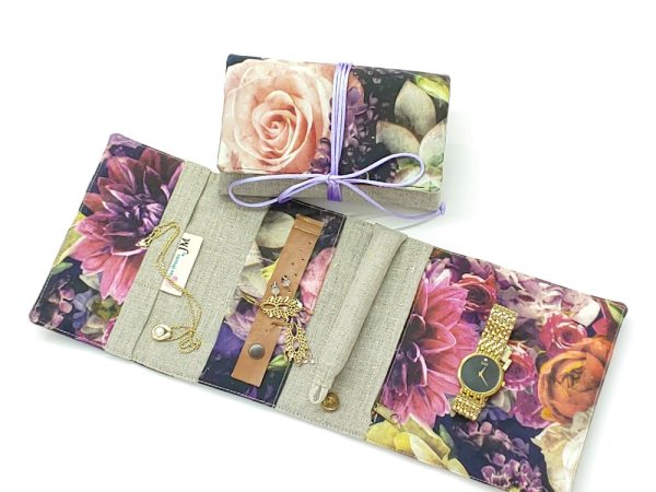 Product Image and Link for Travel Jewelry Roll Gift for Her