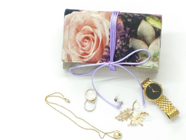 Product Image and Link for Travel Jewelry Roll Gift for Her