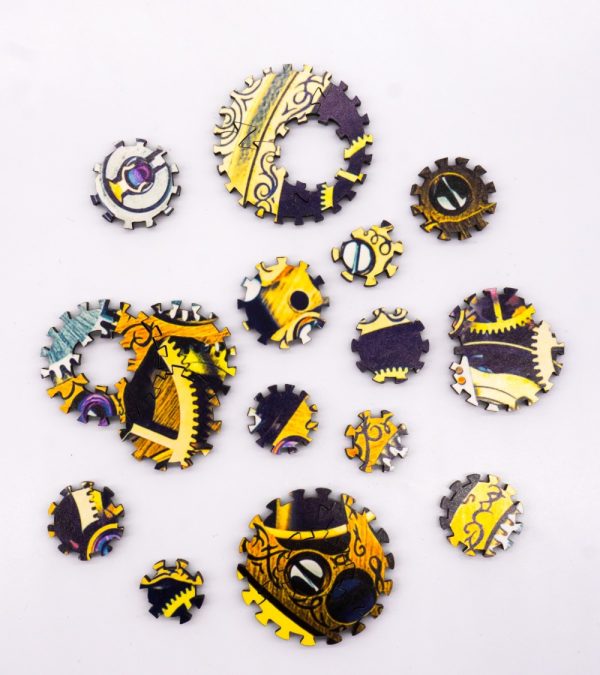 Product Image and Link for Gears – 50 Piece MINI Wooden Jigsaw Puzzle