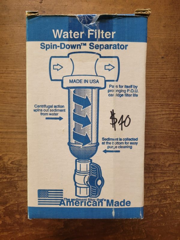 Product Image and Link for Rusco 1″ Water Filter Spin-Down Separator 100 mesh