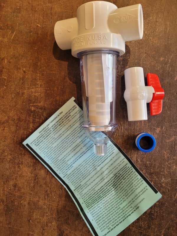 Product Image and Link for Rusco 1″ Water Filter Spin-Down Separator 100 mesh