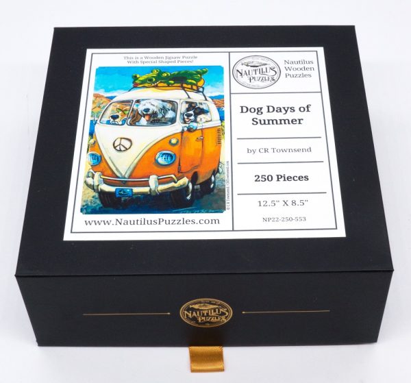 Product Image and Link for Dog Days Of Summer (250 Piece Wooden Jigsaw Puzzle)