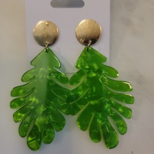 Product Image and Link for Resin leaf earings