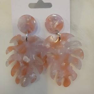Product Image and Link for Resin leaf earings
