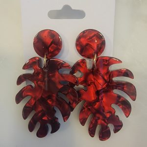 Product Image and Link for Resin leaf earings