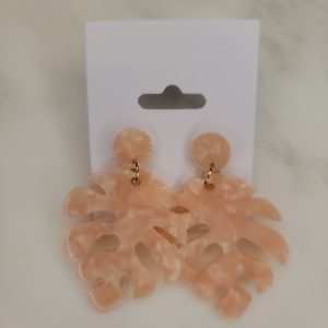 Product Image and Link for Resin leaf earings