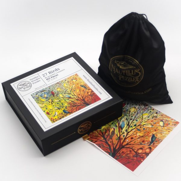Product Image and Link for 27 Birds (452 Piece Wooden Jigsaw Puzzle)