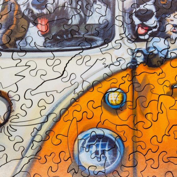 Product Image and Link for Dog Days Of Summer (250 Piece Wooden Jigsaw Puzzle)