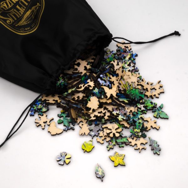 Product Image and Link for The Garden Of The Asylum At Saint-Remy By Vincent Van Gogh (549 Piece Wooden Jigsaw Puzzle)