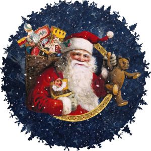 Product Image and Link for A Child’s Dream (374 Pieces) Christmas Wooden Puzzle