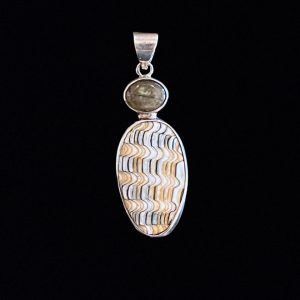 Product Image and Link for Sterling Silver Anadara Pendant with Labradorite