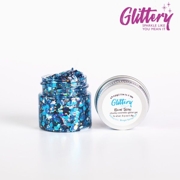 Product Image and Link for Glittery Gel–Cosmetic Glitter for Face and Body