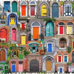 Product Image and Link for Doors Of Ireland (501 Piece Wooden Jigsaw Puzzle)