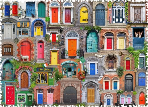 Product Image and Link for Doors Of Ireland (501 Piece Wooden Jigsaw Puzzle)