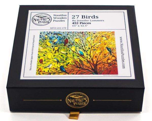 Product Image and Link for 27 Birds (452 Piece Wooden Jigsaw Puzzle)