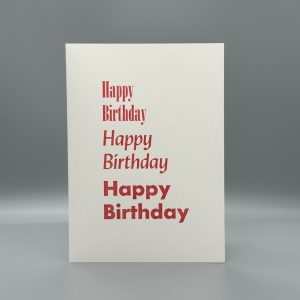 Product Image and Link for Letterpress Happy Birthday Card (5″ x 7″)