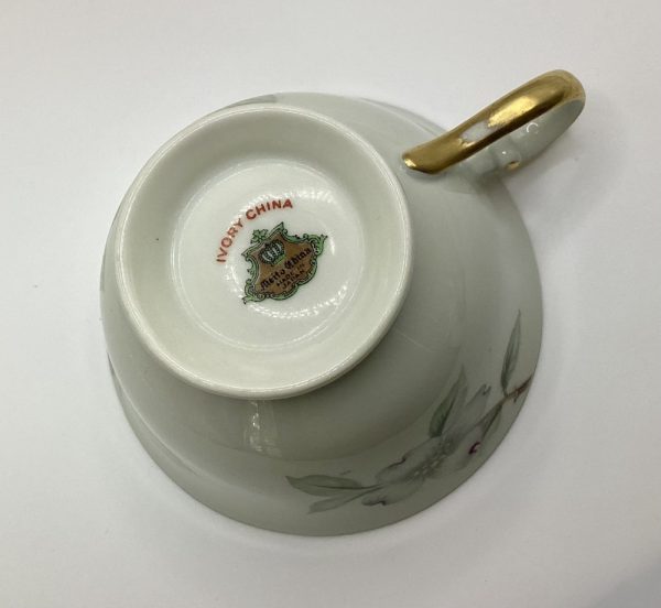Product Image and Link for Meito Bone China Teacup Saucer Set Dogwood Design