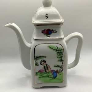 Product Image and Link for Vintage Geisha Porcelain Hand Painted Teapot Made in Japan