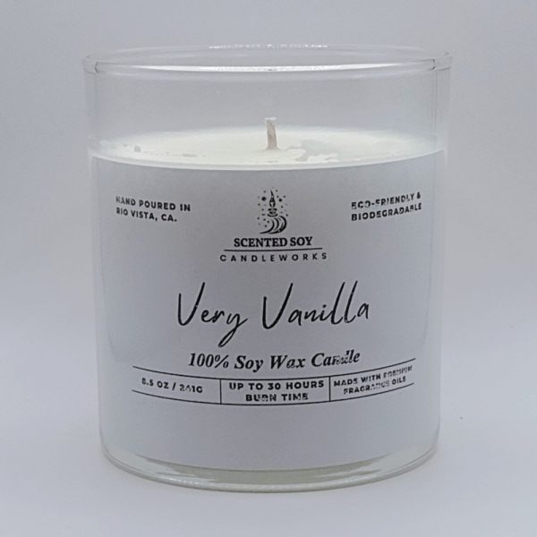 Product Image and Link for Very Vanilla Soy Wax Candle 8.5 oz.