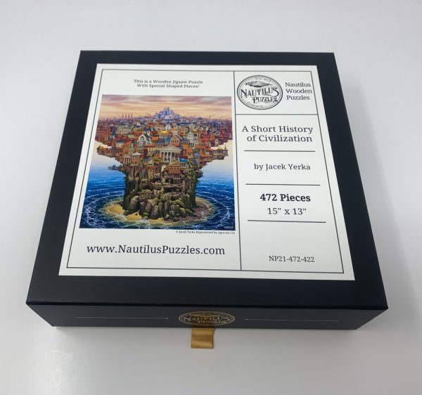 Product Image and Link for A Short History Of Civilization (472 Piece Wooden Jigsaw Puzzle)