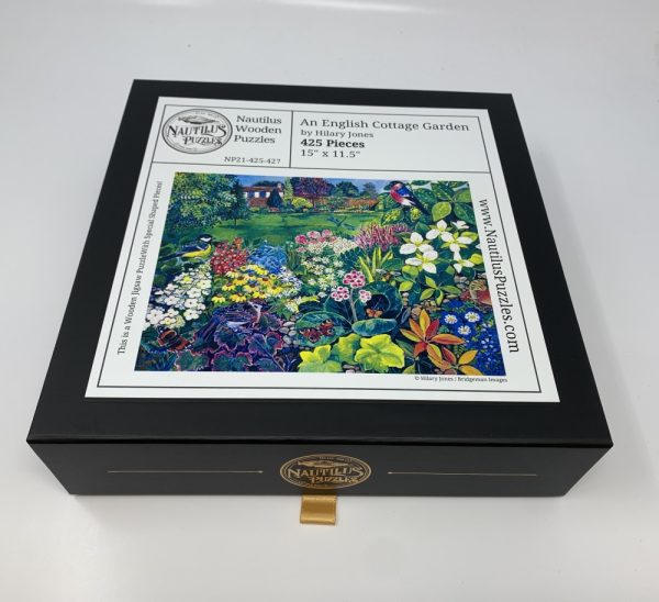 Product Image and Link for An English Cottage Garden – 425 Piece Wooden Jigsaw Puzzle