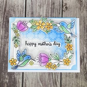 Product Image and Link for Mother’s Day Hummingbird Greeting Card