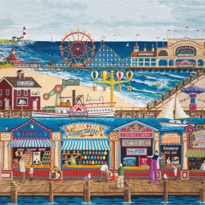 Product Image and Link for Ocean Park (1000 Piece Wooden Jigsaw Puzzle)