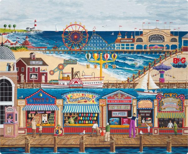 Product Image and Link for Ocean Park (1000 Piece Wooden Jigsaw Puzzle)