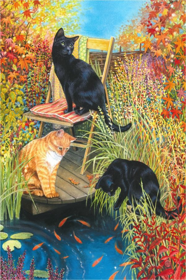 Product Image and Link for Pond Cats (57 Piece Mini Wooden Jigsaw Puzzle)