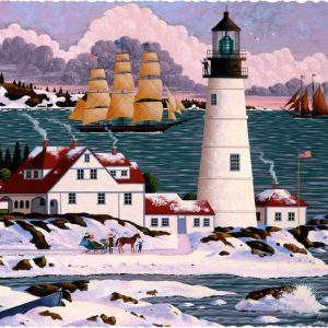 Product Image and Link for Portland Head Lighthouse (474 Piece Wooden Jigsaw Puzzle)